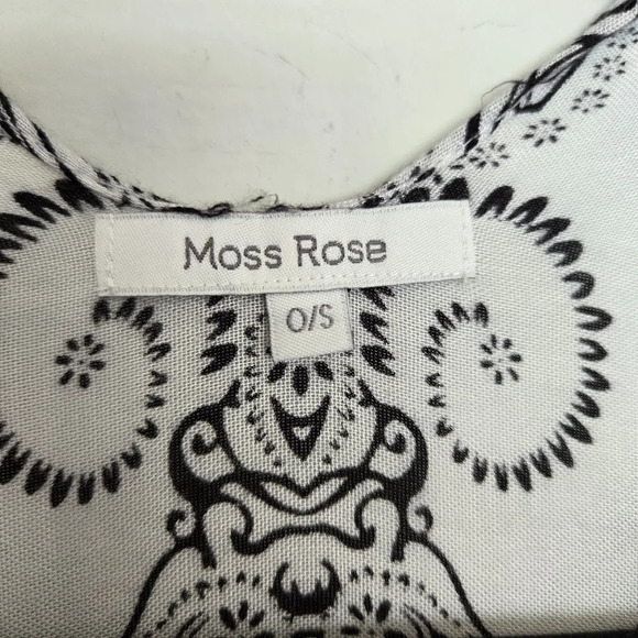 Moss Rose Beach Cover Up Swimsuit Kimono Boho Floral Print Resortwear One Size - Picture 8 of 12